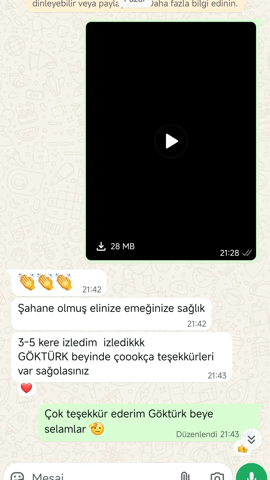 Müşteri WhatsApp mesajı 5